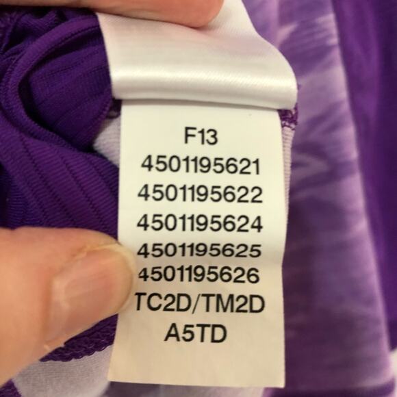 The North Face Purple Active Wear Workout Tank Womens L Top Athletic Gorpcore - Picture 6 of 8